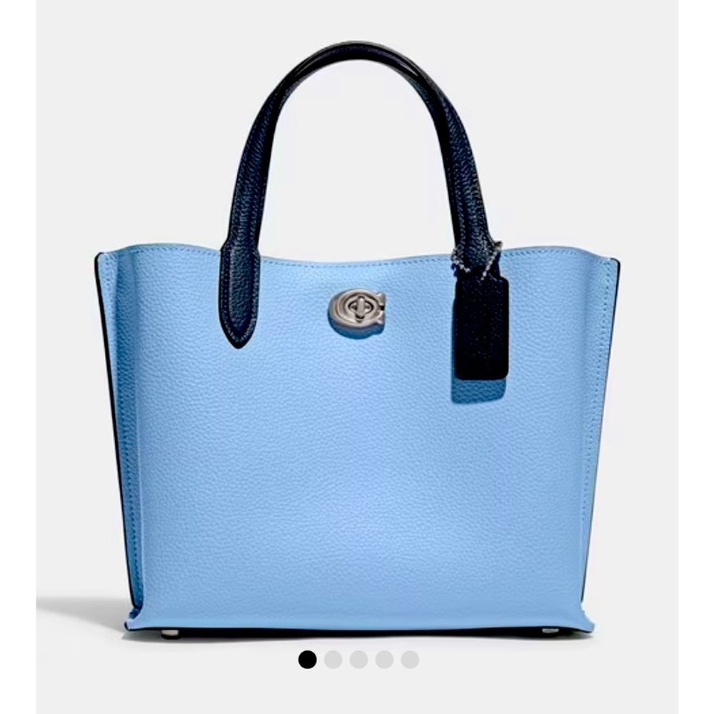 💙NWT - COACH - Willow Tote 24 In blue 💙